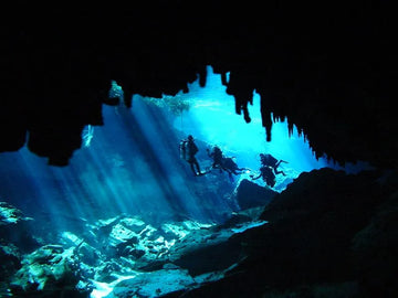 Buceo en Cenotes, espectáculo de luz y silencio