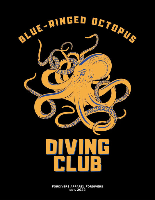 Blue-Ringed Octopus Diving Club T-Shirt