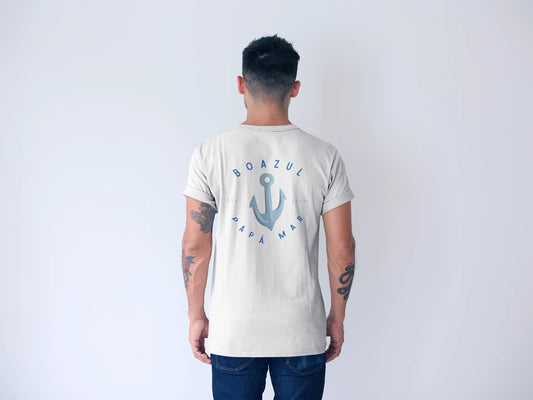 Bo Azul Papá Mar Camiseta Premium Unisex