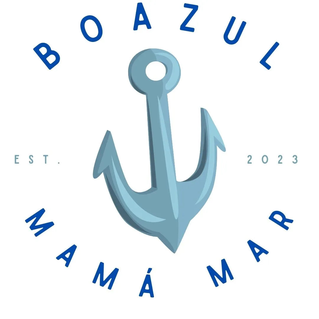 Bo azul camiseta mujer ancla