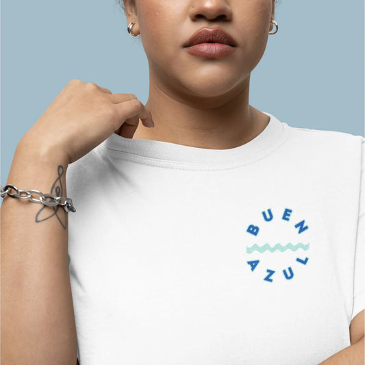 Camiseta para buceadoras buen azul