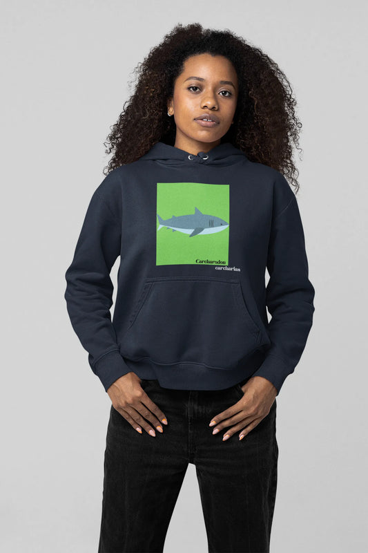 sudadera tiburón blanco