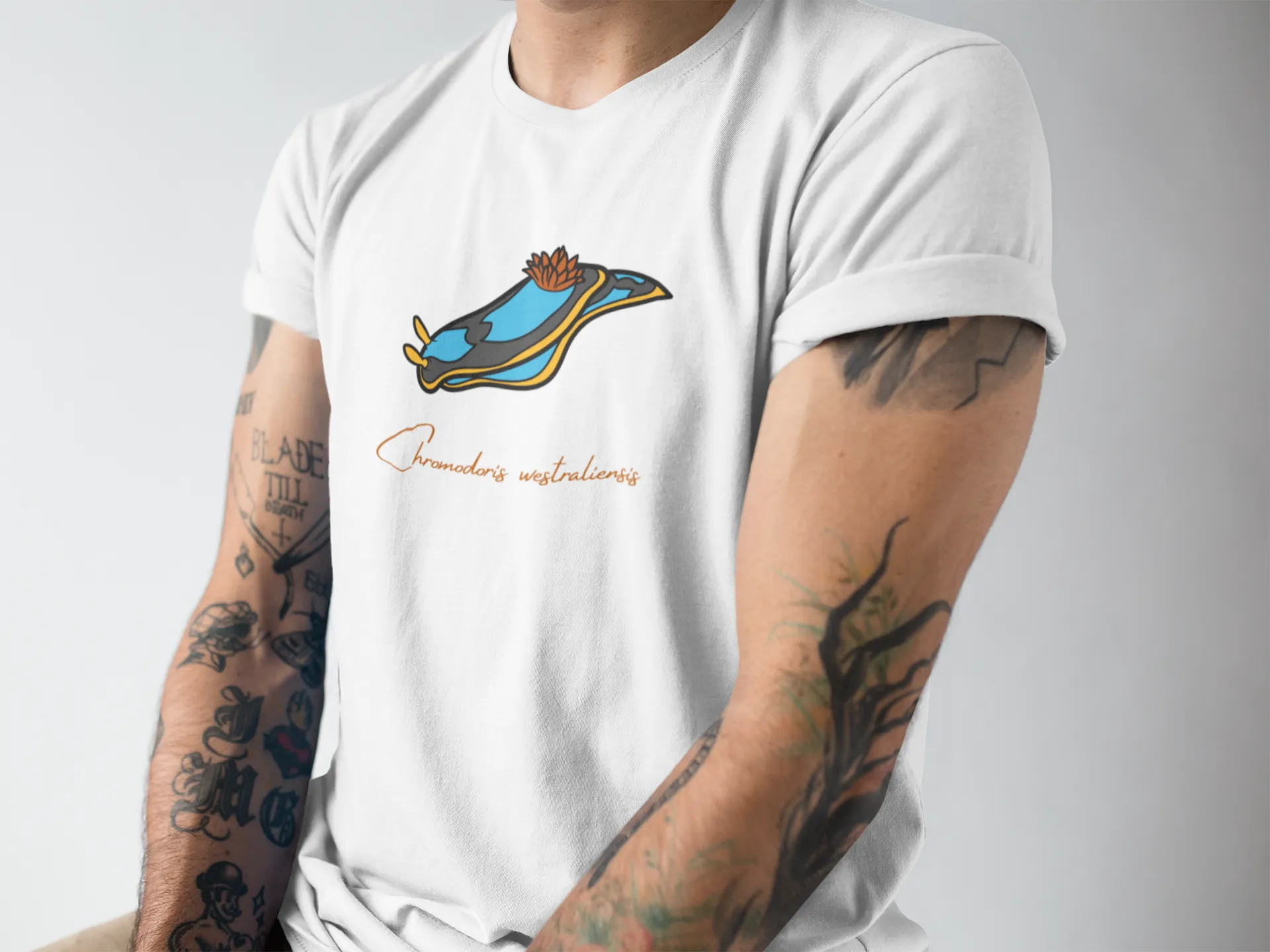 camiseta nudibranquio