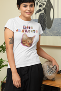 camiseta para amantes de gatos
