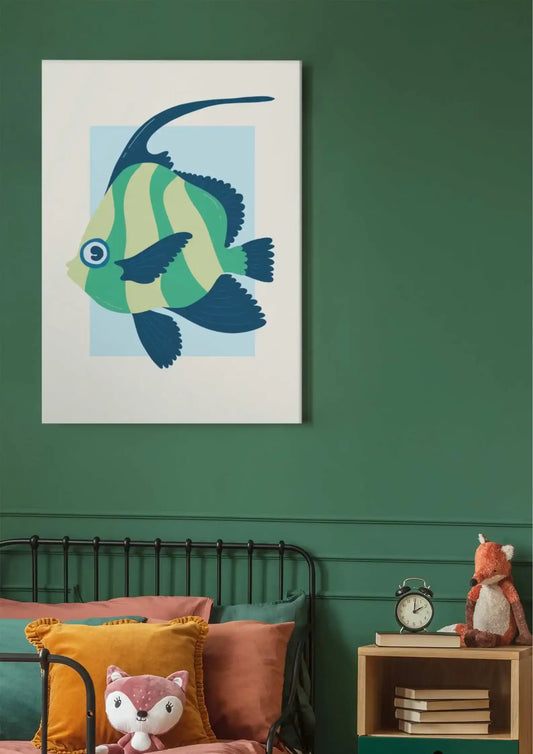 poster infantil pez