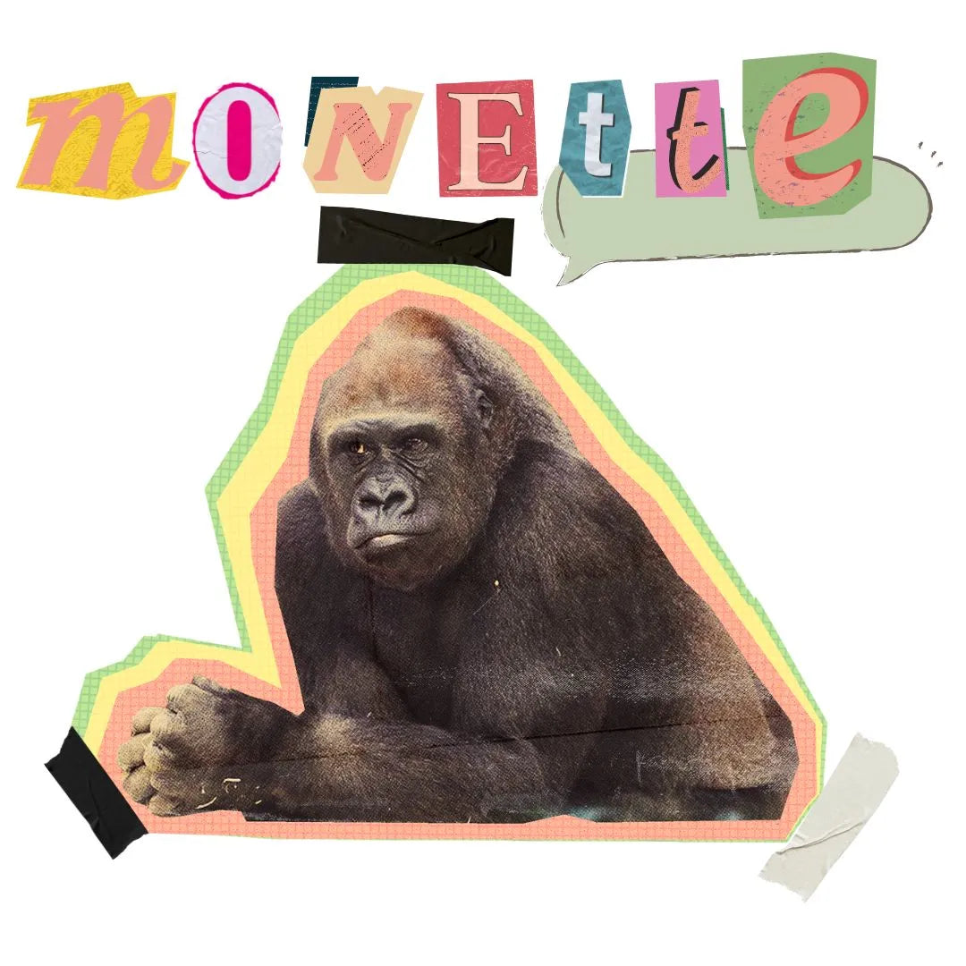 camiseta gorila monette mujer