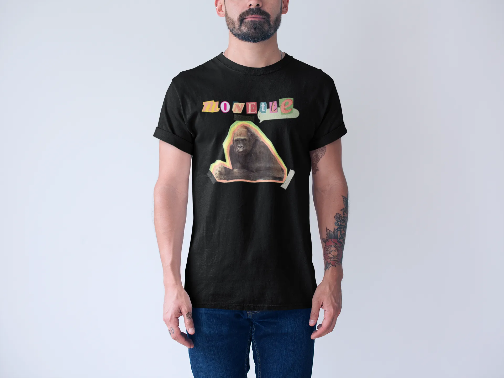 Camiseta gorila monette