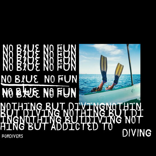 no blue no fun for divers