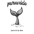 camiseta pura vida cola ballena