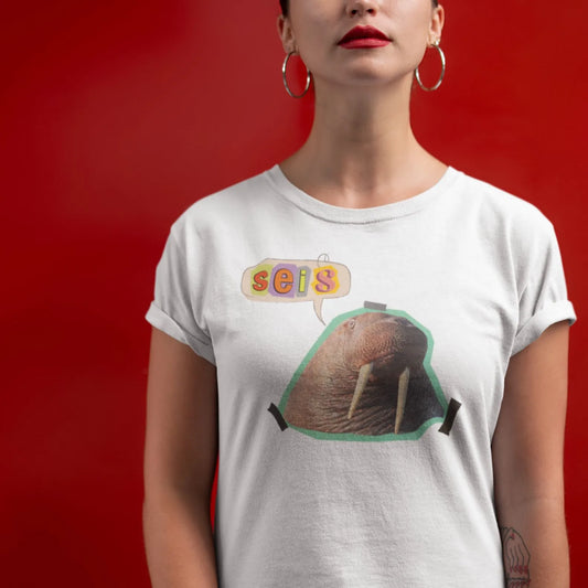 camiseta mujer seis morsa