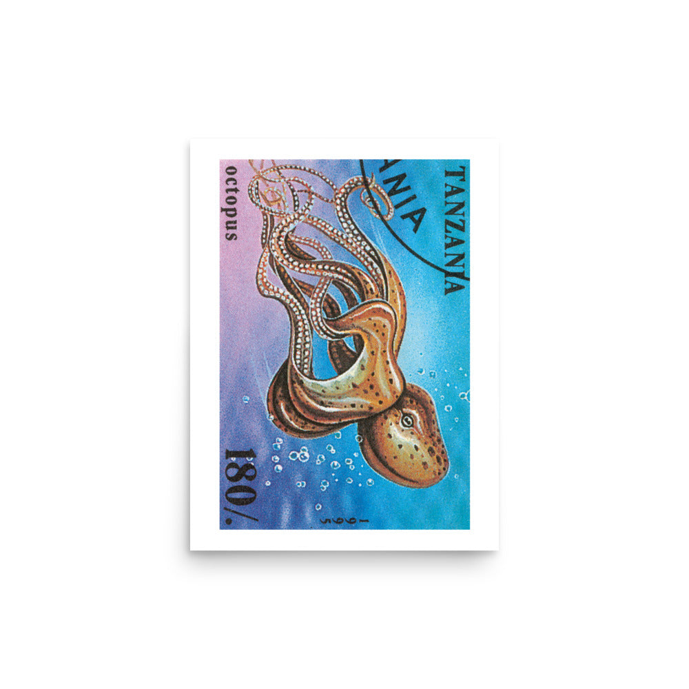poster sello pulpo tanzania