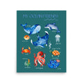 poster infantil my ocean friends