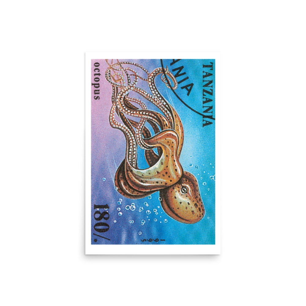 poster sello pulpo tanzania