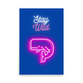 lámina Neon Ballena Stay Wild