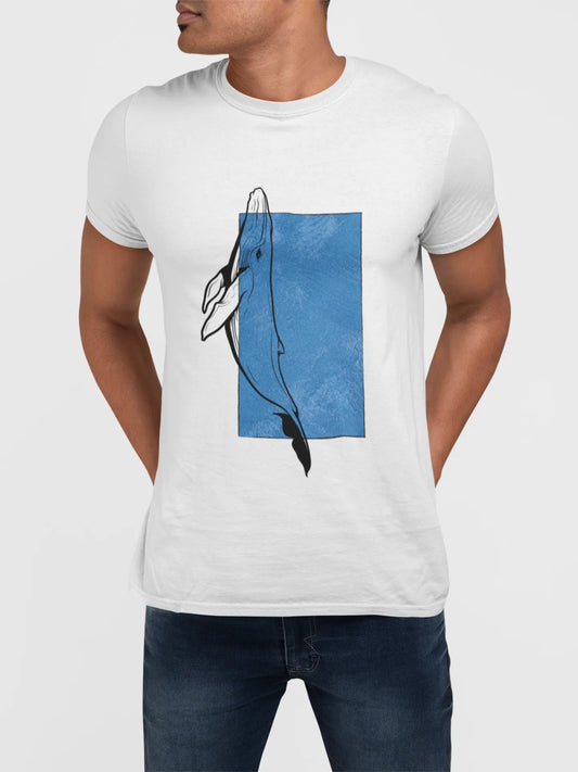 camiseta ballena azul