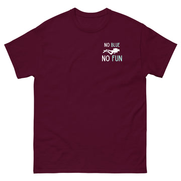camiseta para buceadores no blue no fun