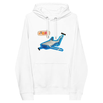 hoodie tiburón azul
