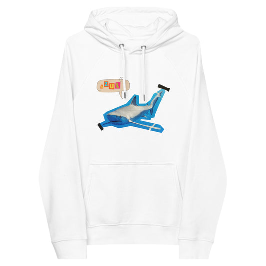 hoodie tiburón azul
