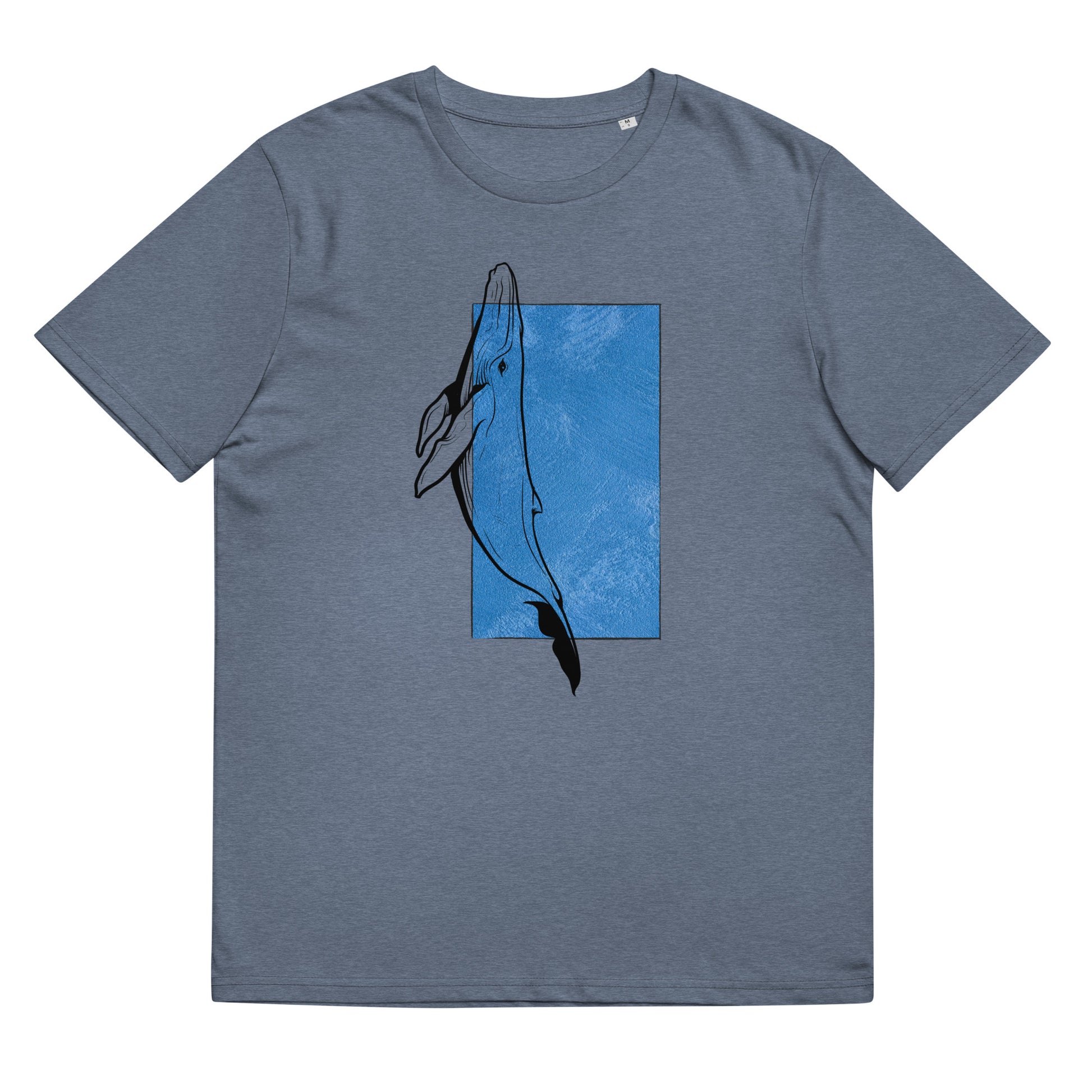 camiseta ballena azul