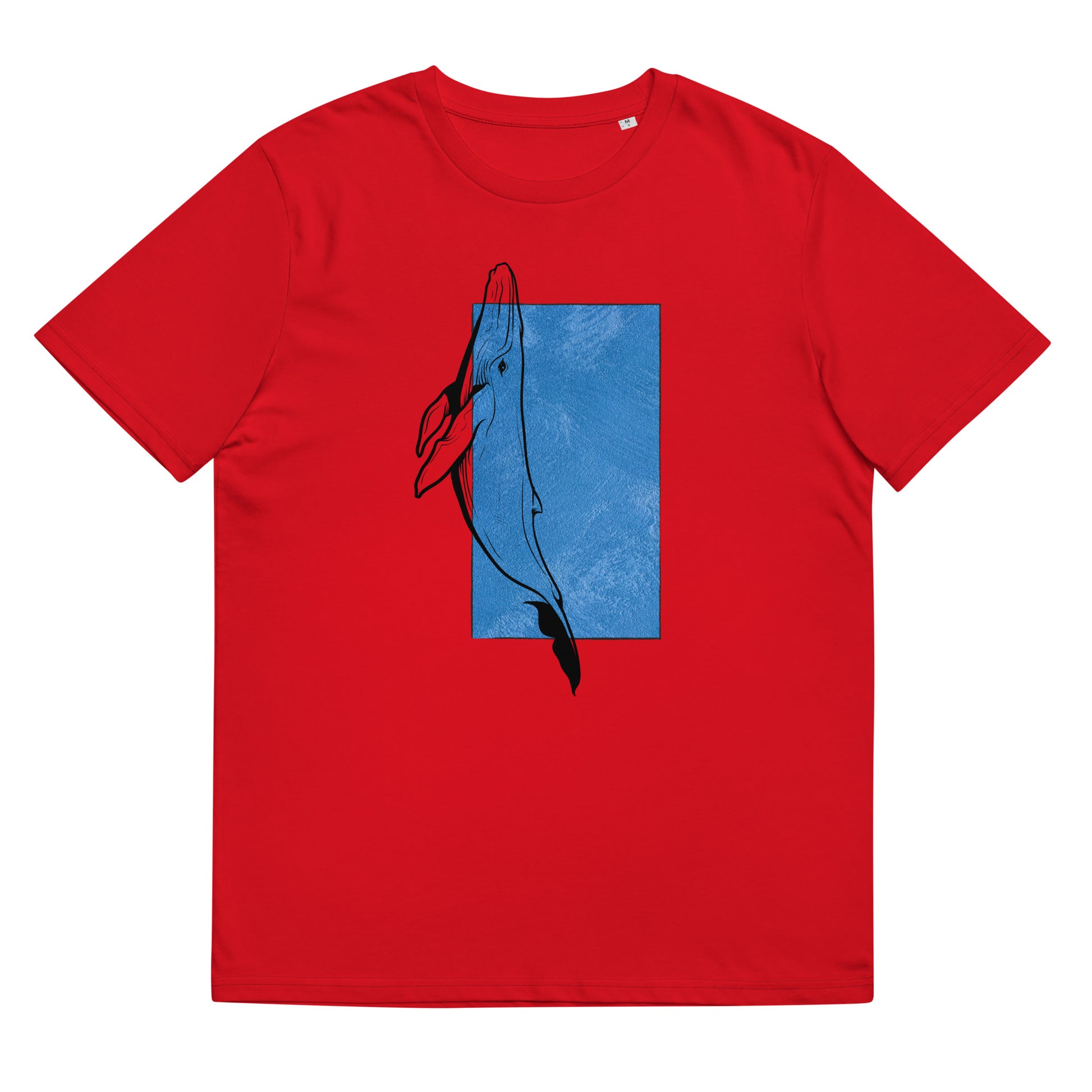 camiseta ballena azul