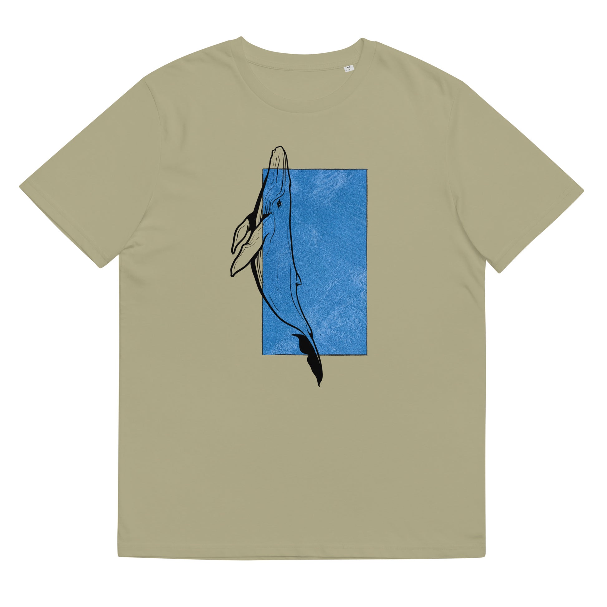 camiseta ballena azul