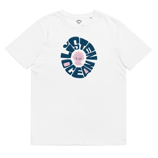 camiseta listen to the ocean