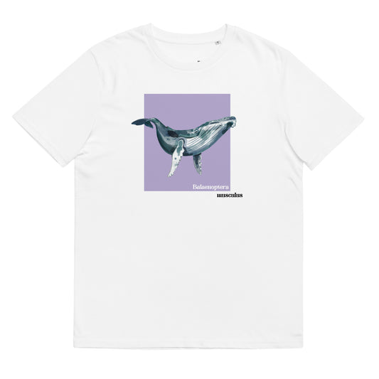 camiseta ballena azul
