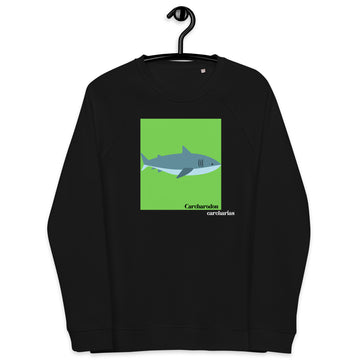 sudadera tiburón blanco carcharodon carcharias