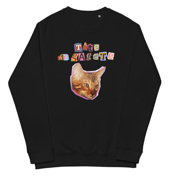sudadera gatos ecológica tete de getete