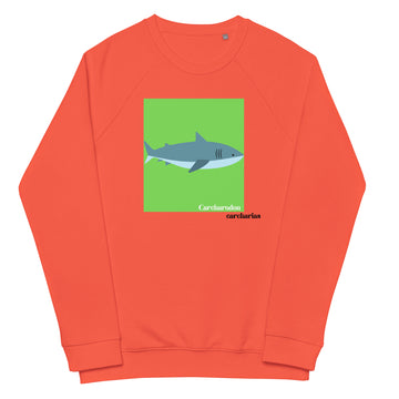 sudadera orgánica tiburón blanco