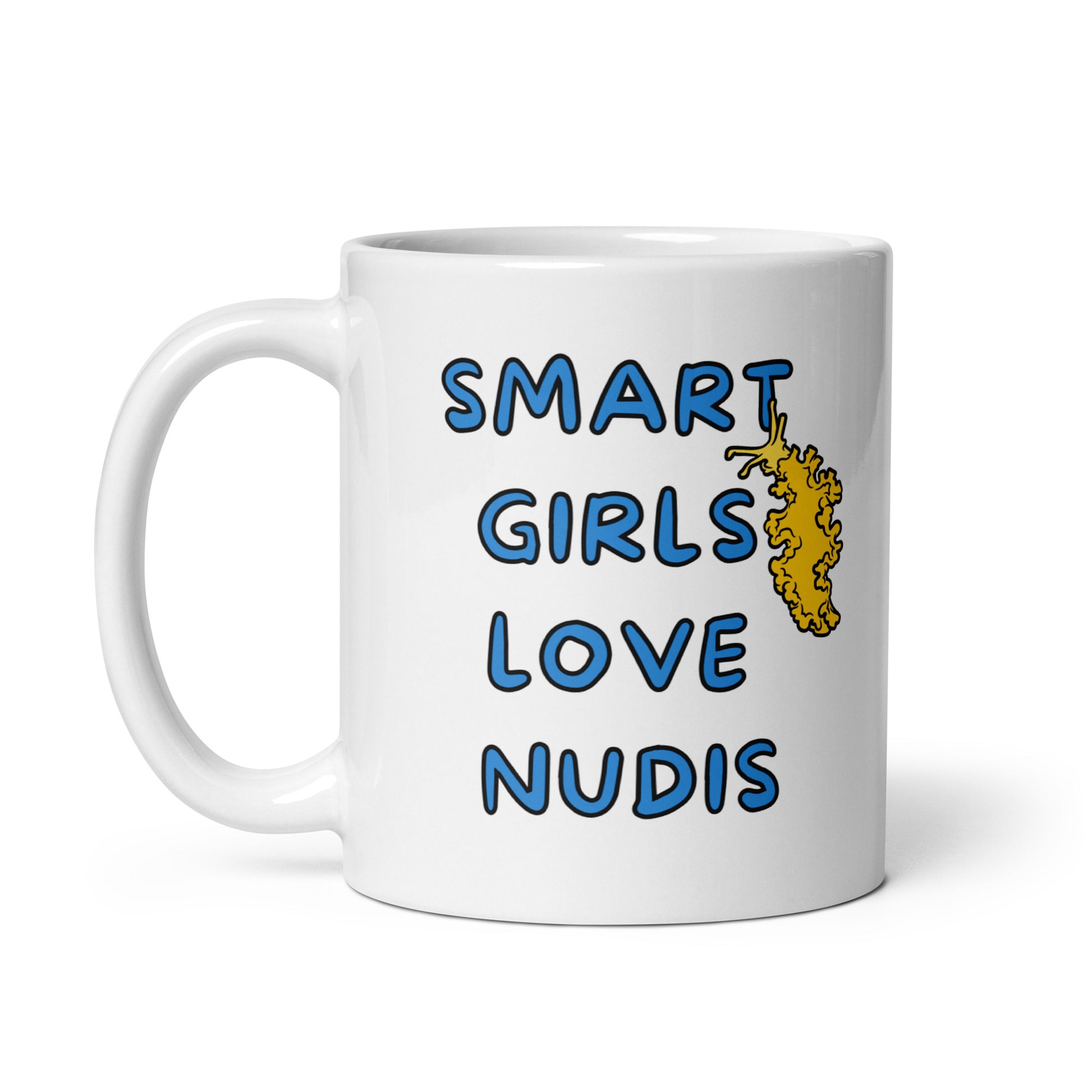 Taza nudibranquios smart girls love nudis