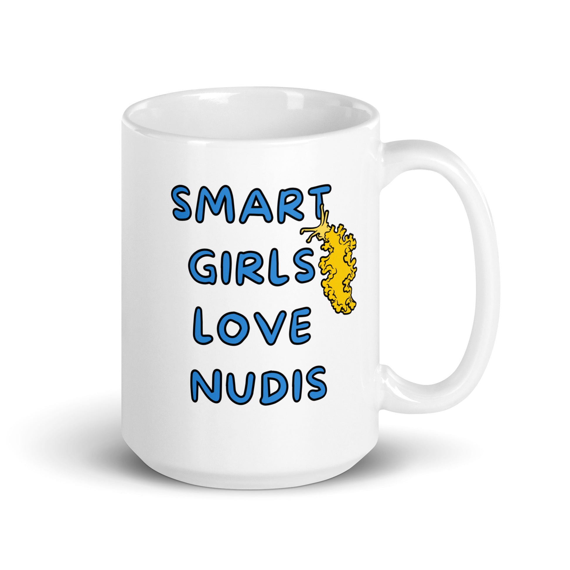 Taza nudibranquios smart girls love nudis