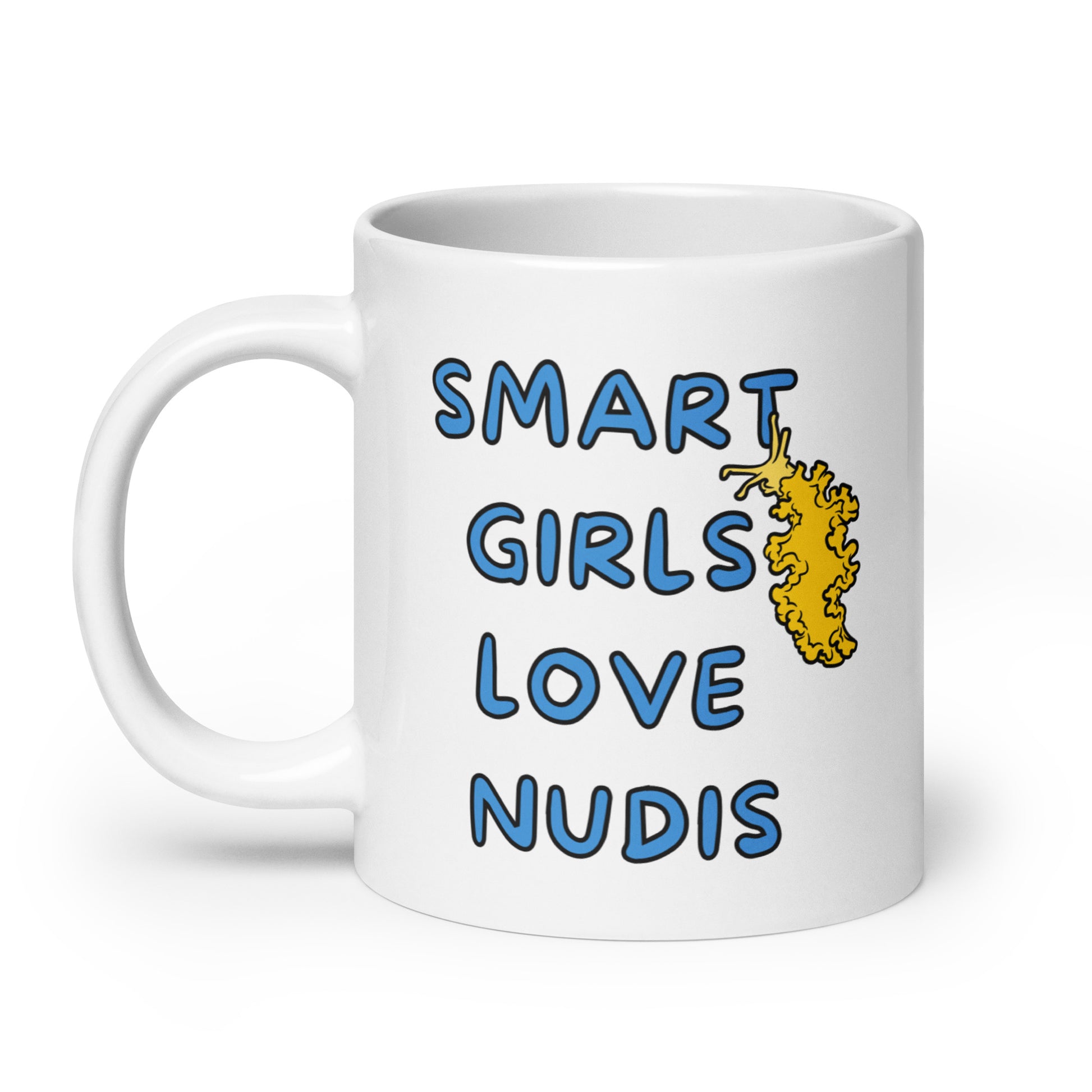 Taza nudibranquios smart girls love nudis