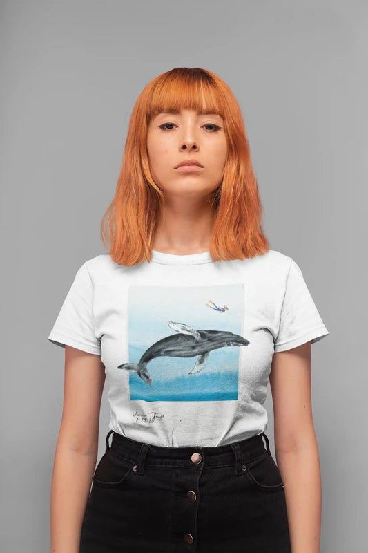 Camiseta para mujer ballena jorobada tonga