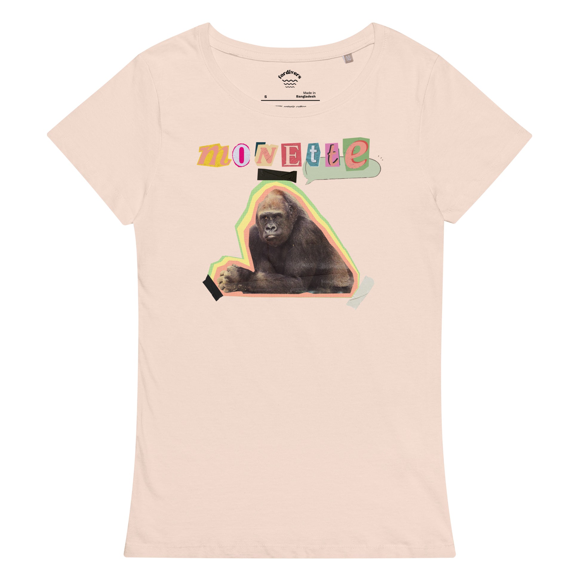 camiseta gorila monette mujer