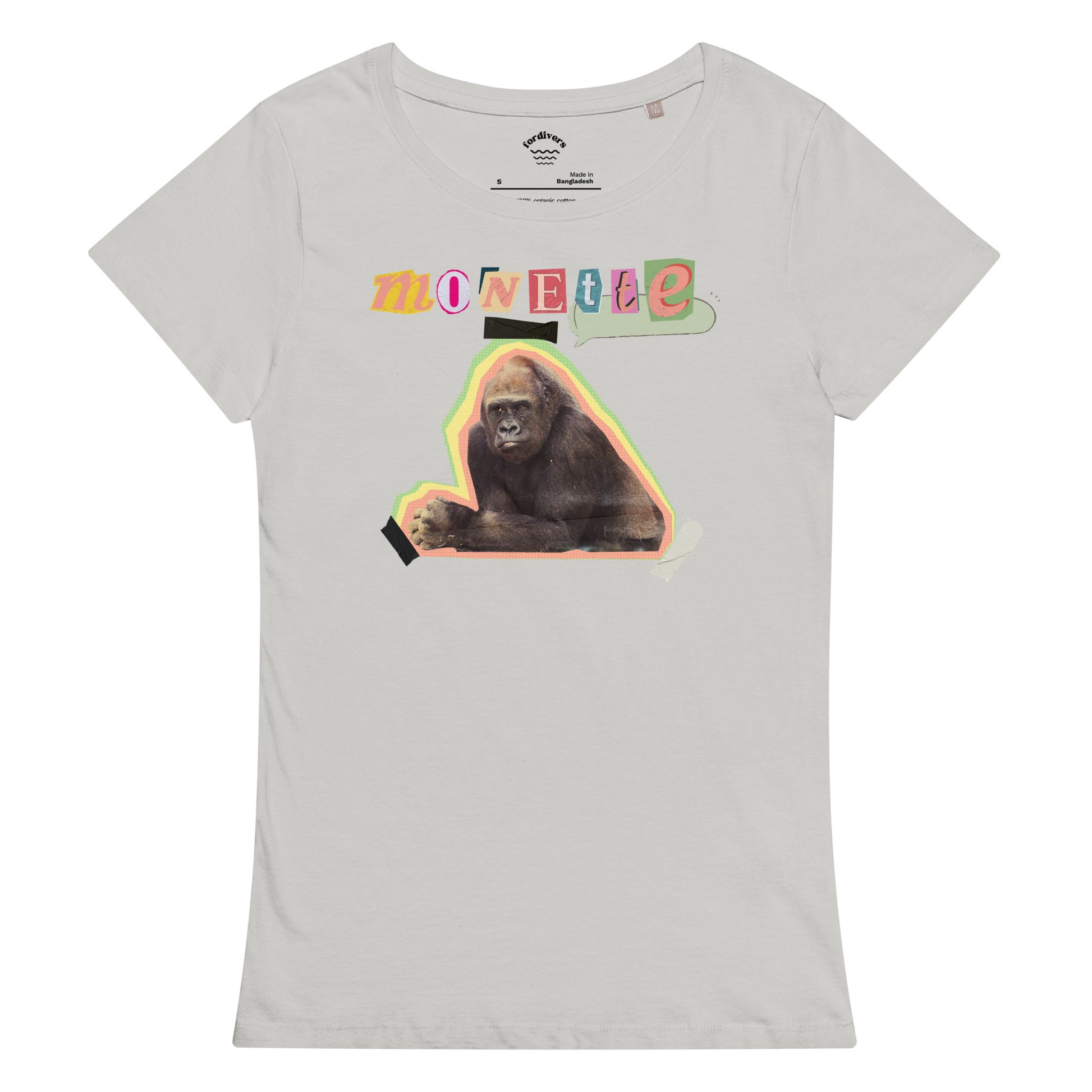 camiseta gorila monette mujer