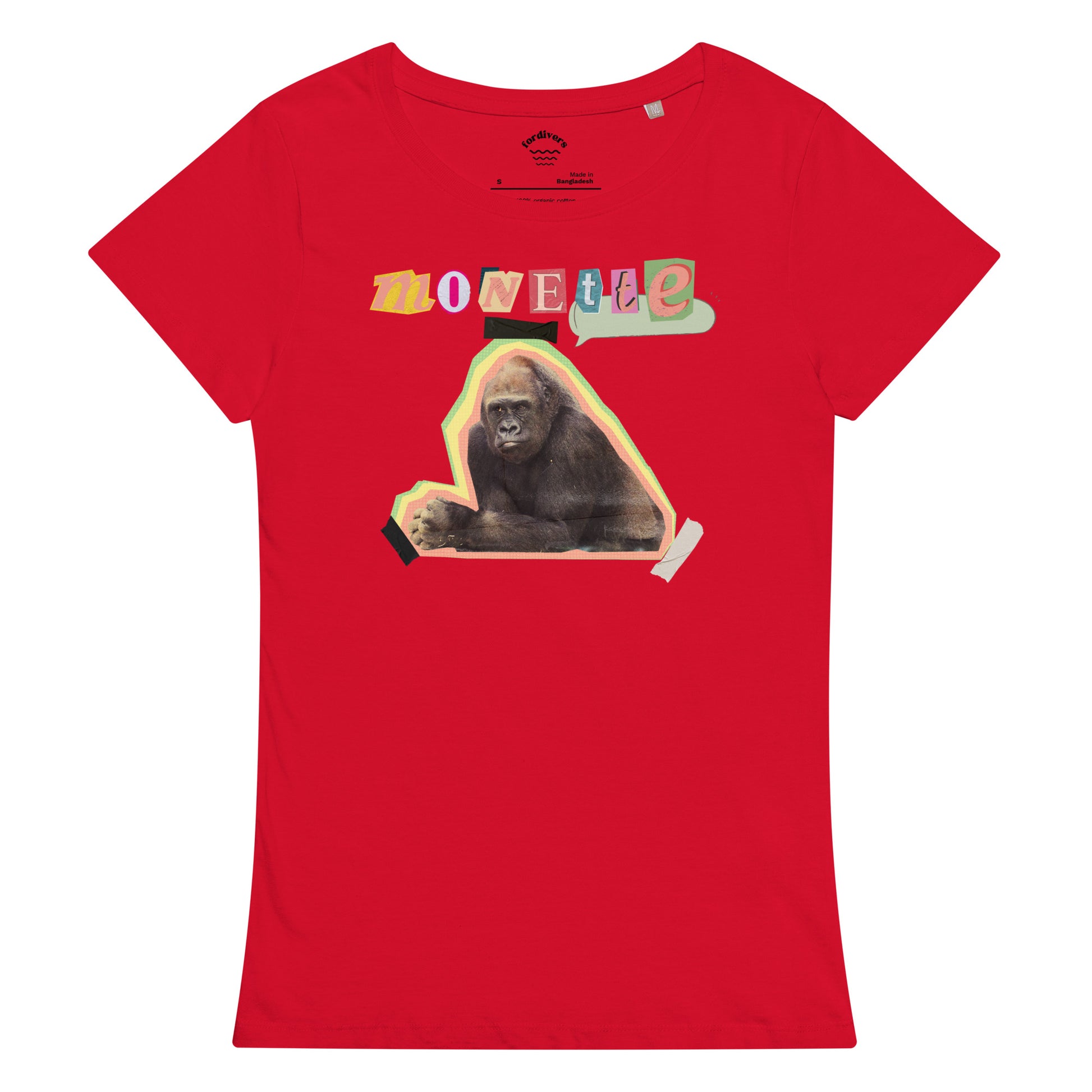 camiseta gorila monette mujer