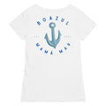 bo azul camiseta mujer