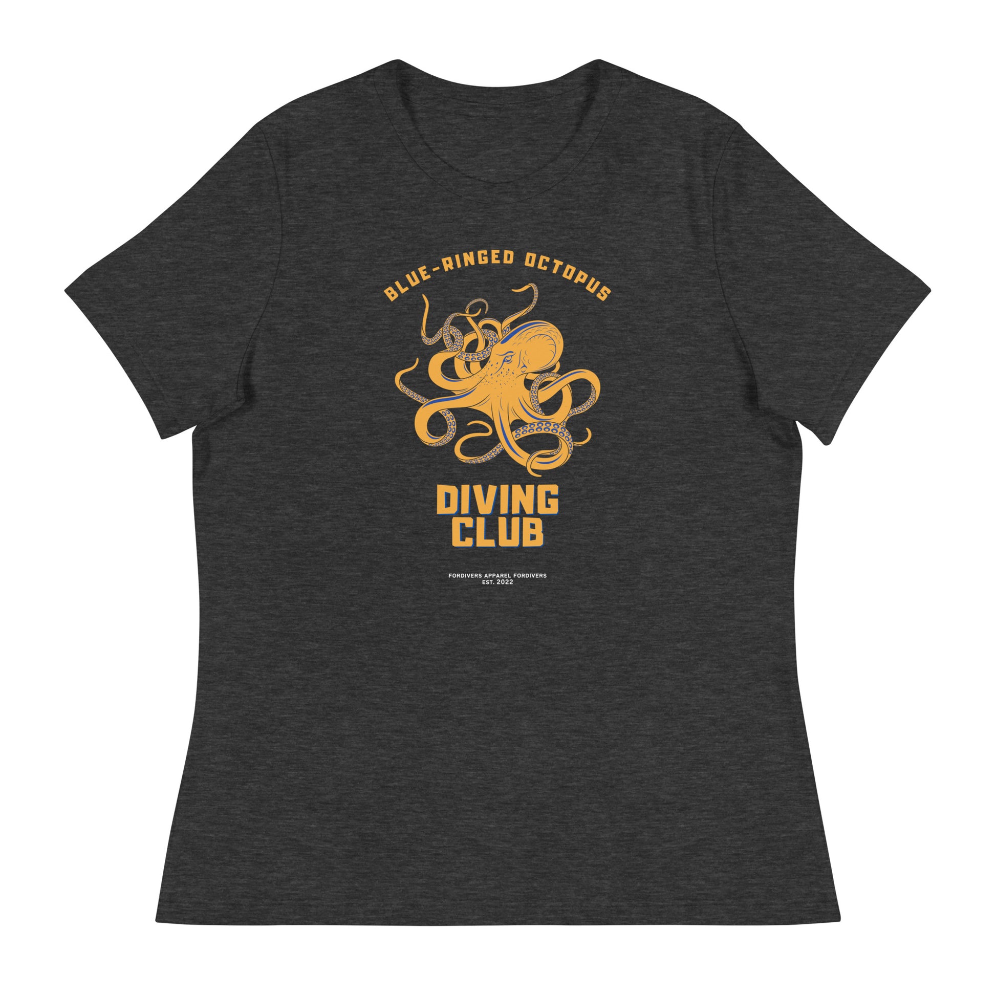 camiseta pulpo anillos azules