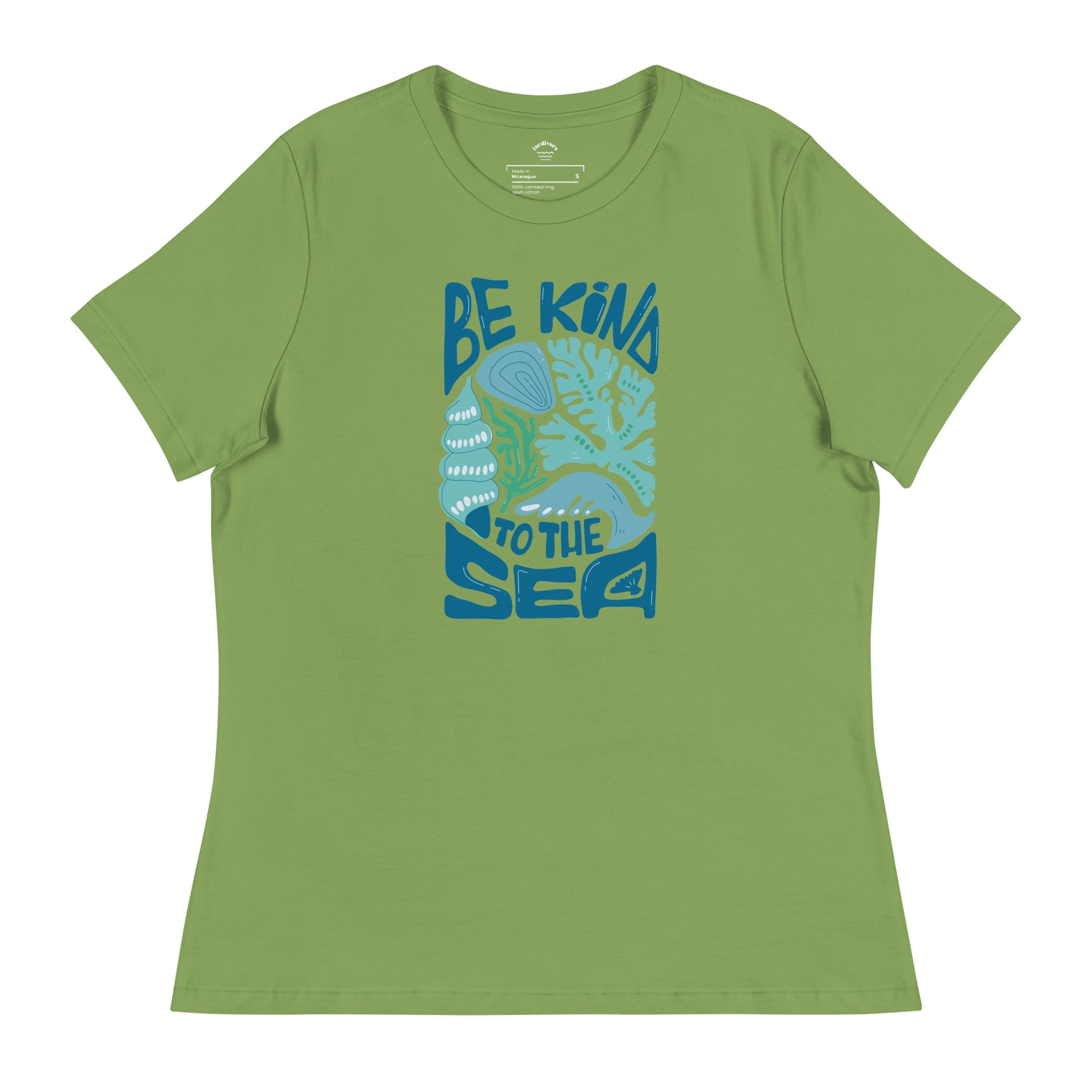 Camiseta be kind to the sea