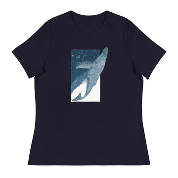 camiseta mujer ballena jorobada