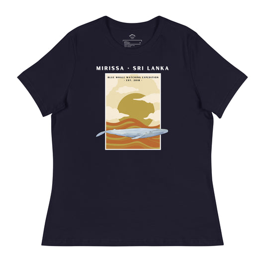 camiseta ballena azul mirissa sri lanka