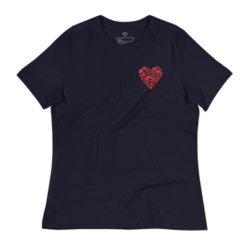 camiseta para buceadora amor por el océano