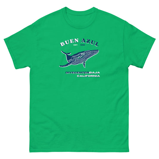 Camiseta Ballena Azul Centro de Buceo "Buen Azul" Baja California