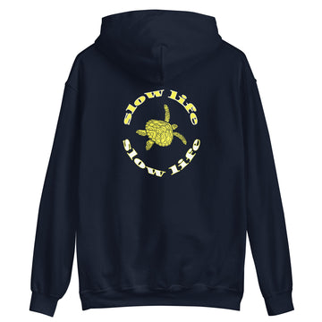 slow life hoodie sea turtle