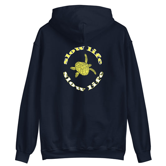 slow life hoodie sea turtle