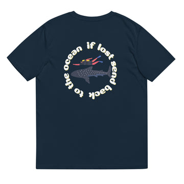camiseta if lost send back to the ocean
