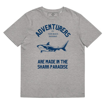 tiger beach bahamas grey t-shirt