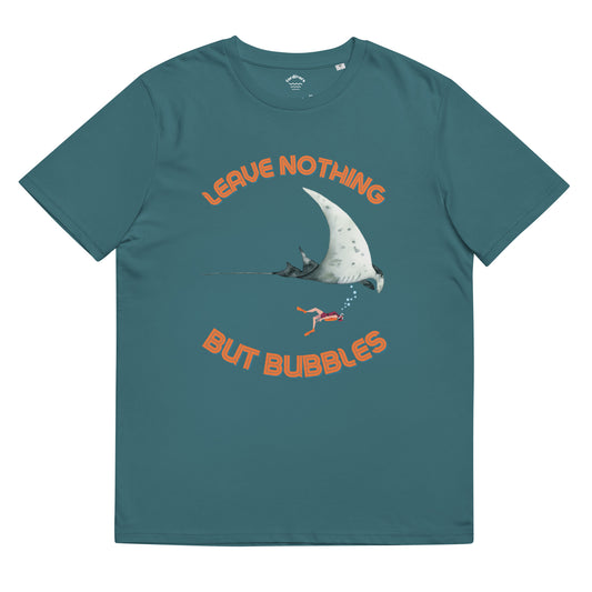 camiseta leave nothing but bubbles