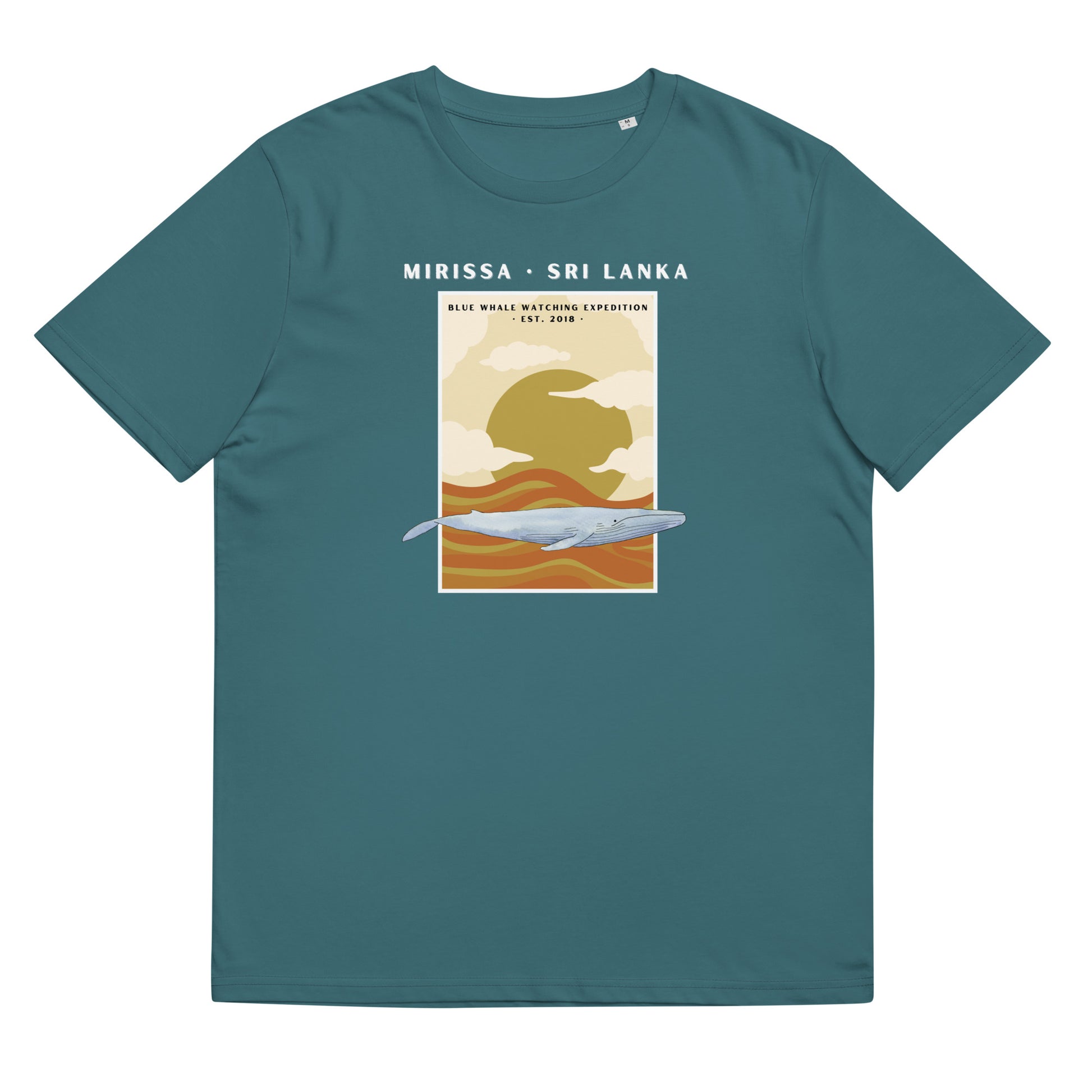 camiseta ballena azul sri lanka